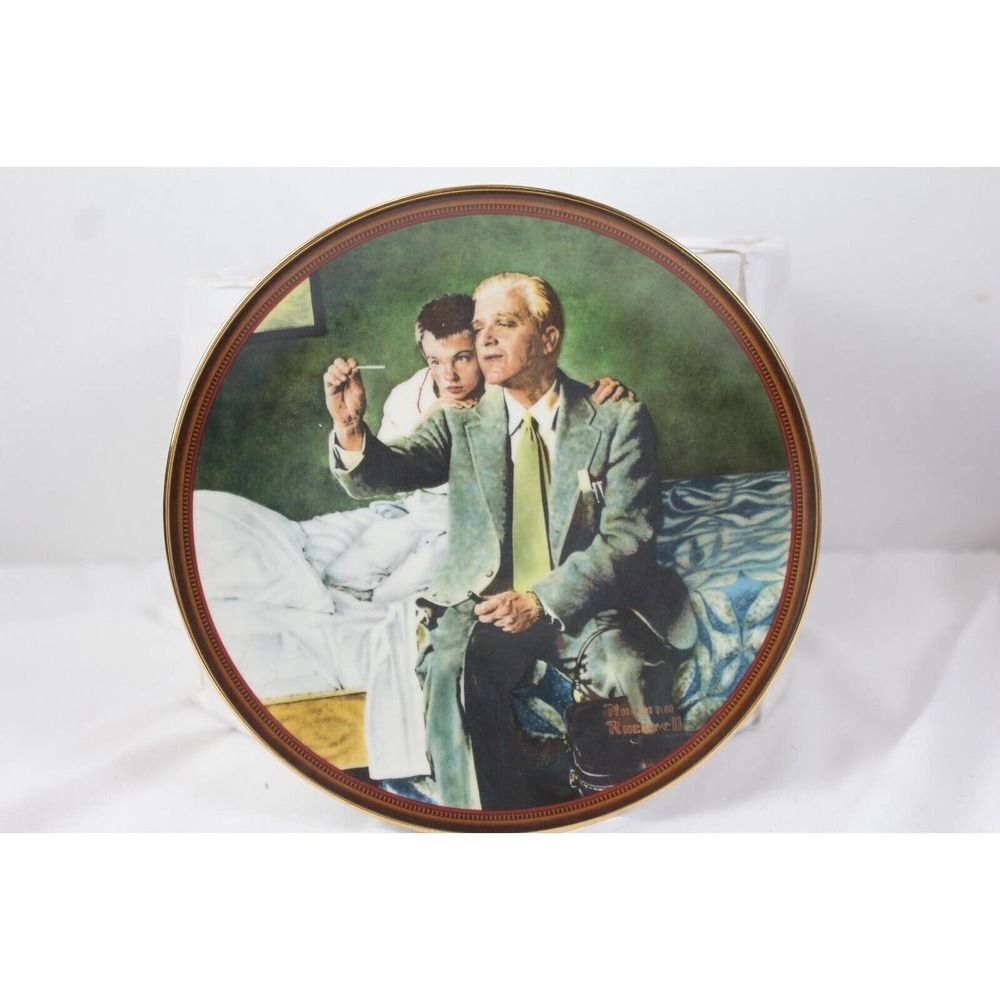 Vintage Collector Plate, "The Country Doctor" Rockwell's Ones We Love, #PLT39B